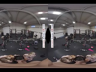 VR GROUP SEX IN THE GYM WITH DOLLY LEIGH, EMILY WILLIS &_ EMMA STARLETTO