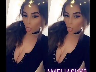 Amelia Skye deepthroats and titfucks for boyfriends birthday